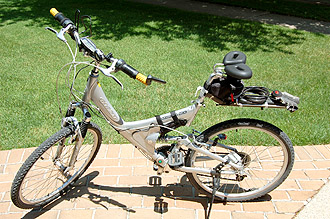 Giant Sedona DS taken side View with a Spiderflex Saddle installed. -Alfredo