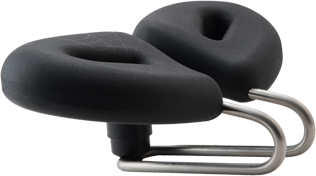 Comfortable hornless Bicycle Saddle that is well designed for proper weight distribution