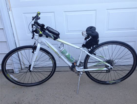 Terri's Bike - Spiderflex - Comfortable Bicycle Saddle